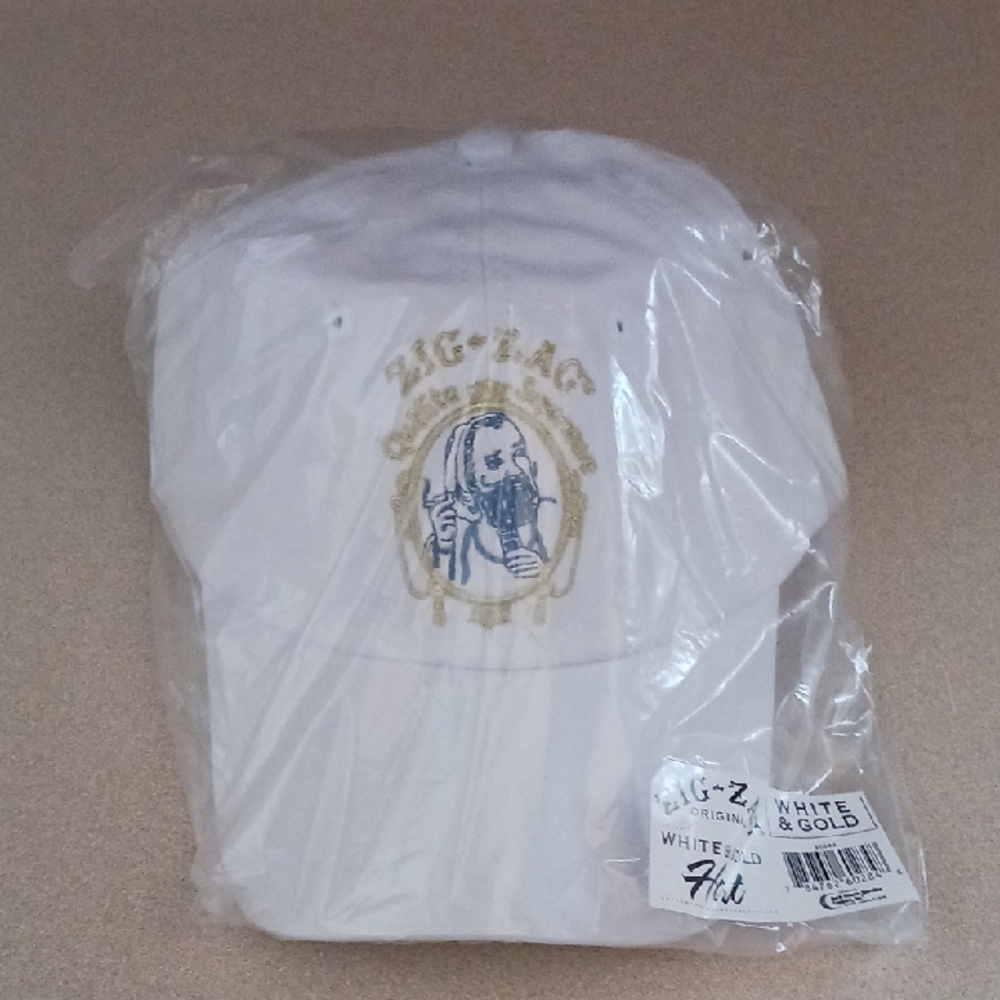 White and Gold Cap
